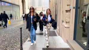 Италия, уличный стиль одежды в Милане