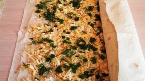 Лаваш с консервами