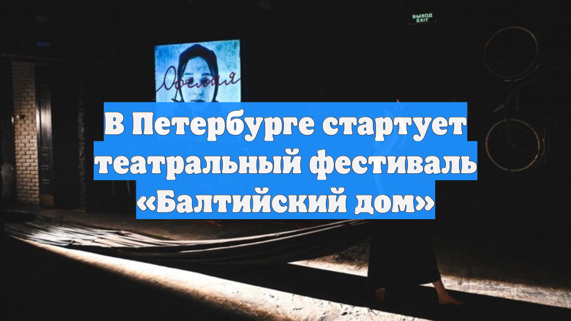 В Петербурге стартует театральный фестиваль «Балтийский дом»