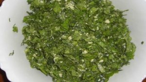 Лаваш с зеленью