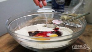 Красные макароны