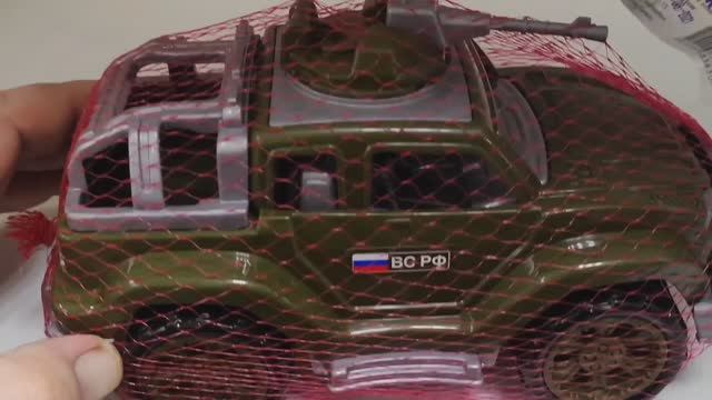 Русский наш военный Джип с пулемётом