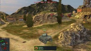 Tanks Blitz - Катка на M7 - (Разрабы в тиму ботов запустили) - Было у вас такое?  Слив катки ботом