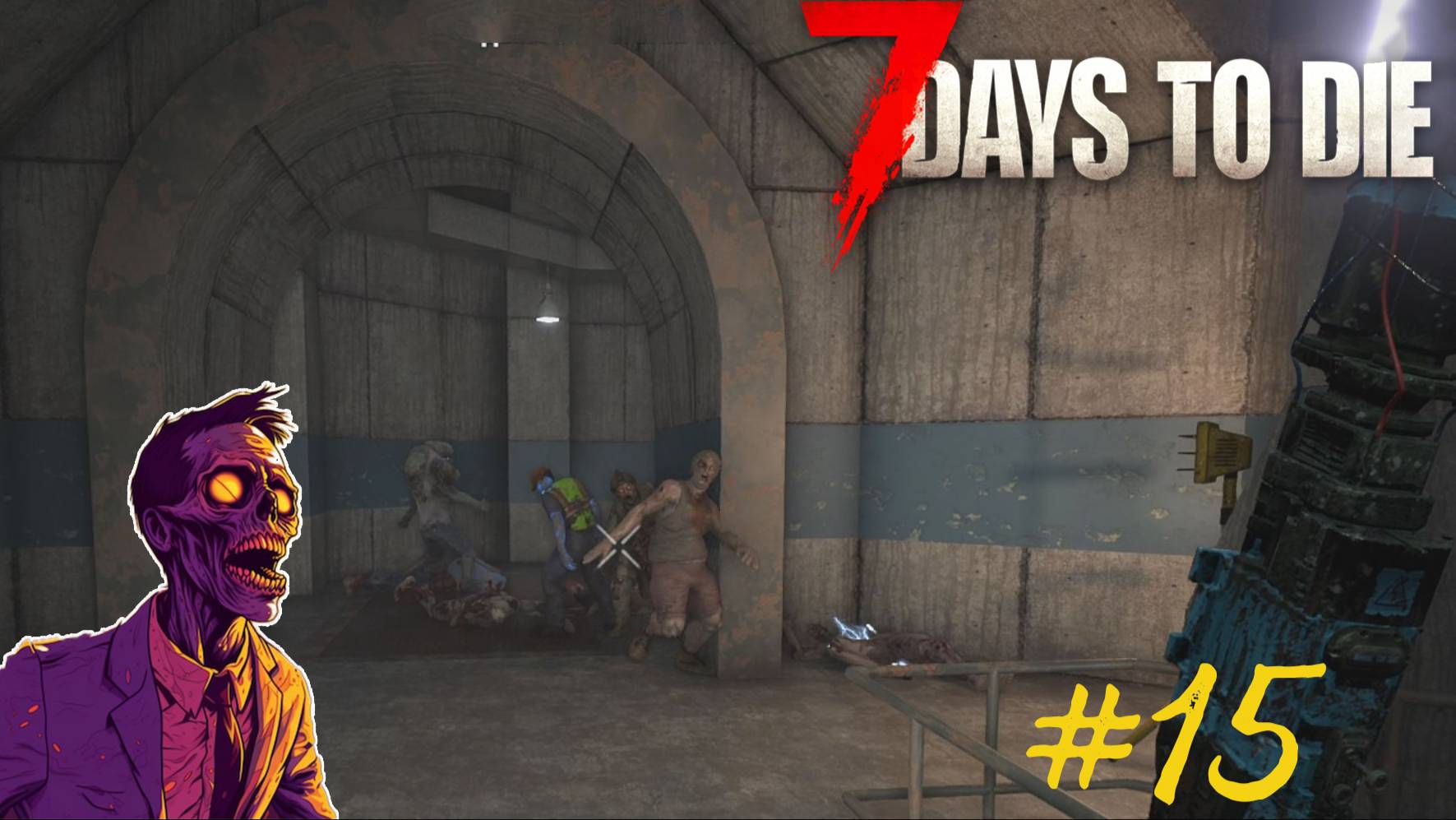 7 Days to Die #15 Заражение на военной базе! Квест 5-го тира без антибиотиков