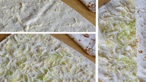 Лаваш с консервами и сыром