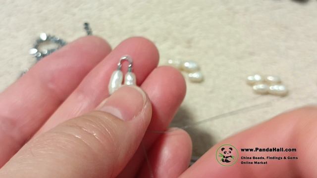 Секреты сборки! Украшение из кианита с жемчугом #pandahall #украшенияскамнями