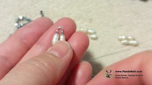 Секреты сборки! Украшение из кианита с жемчугом #pandahall #украшенияскамнями
