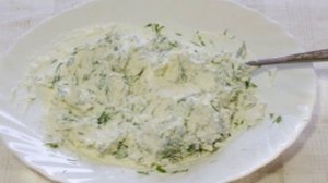 Лаваш с начинкой из творога и зелени