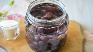 Компот из синего винограда на зиму