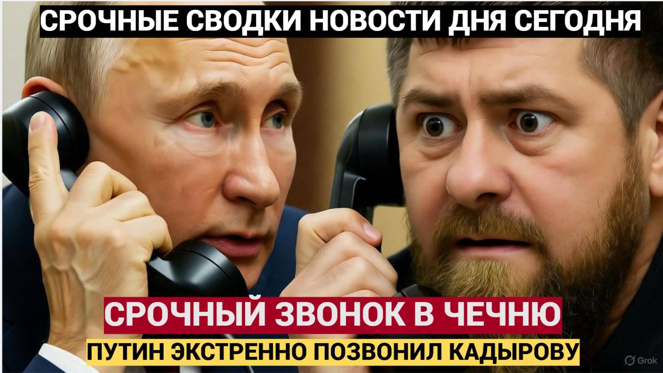 СРОЧНЫЙ ЗВОНОК ПУТИНА КАДЫРОВУ ПОДНЯЛ НА УШИ ВСЮ ЧЕЧНЮ НОВОСТИ СЕГОДНЯ.