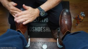 $100 Boot TRANSFORMATION!  Angelo Shoe Shine ASMR