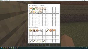 играю в мире майнкрафта 1