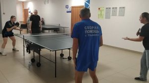 Тренировочный парный матч.