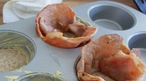 Маффины с беконом и яйцом