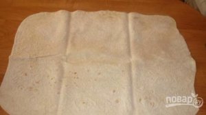 Лаваш с шампиньонами и сыром