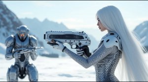 Star-Babes And Alien Landing | AI Generated Video