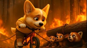 Мультики для детей. Приключения собачки в лесу. Мультфильм