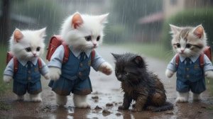 ЗАБОТЛИВАЯ МАМА КОШЕЧКА РАСЧЕСАЛА И ПОСТРИГЛА СВОЕГО КОТЁНКА! ОЧЕНЬ МИЛАЯ ИСТОРИЯ