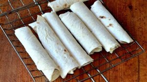 Лаваш с сулугуни на мангале