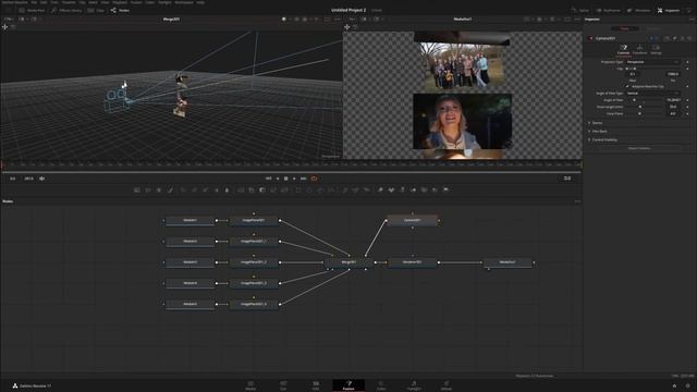 Как создавать параллаксные титры с фотографиями и видео в DaVinci Resolve Fusion