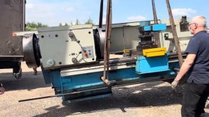 Купили очередной трубонарезной станок с чпу. Процесс погрузки станка.