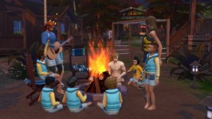 Детский лагерь Sims 4