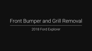 Разборка переднего бампера Ford Explorer 5 2018 г.в.