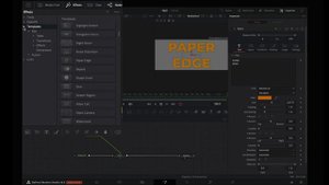 Новый эффект краев бумаги | DaVinci Resolve Fusion