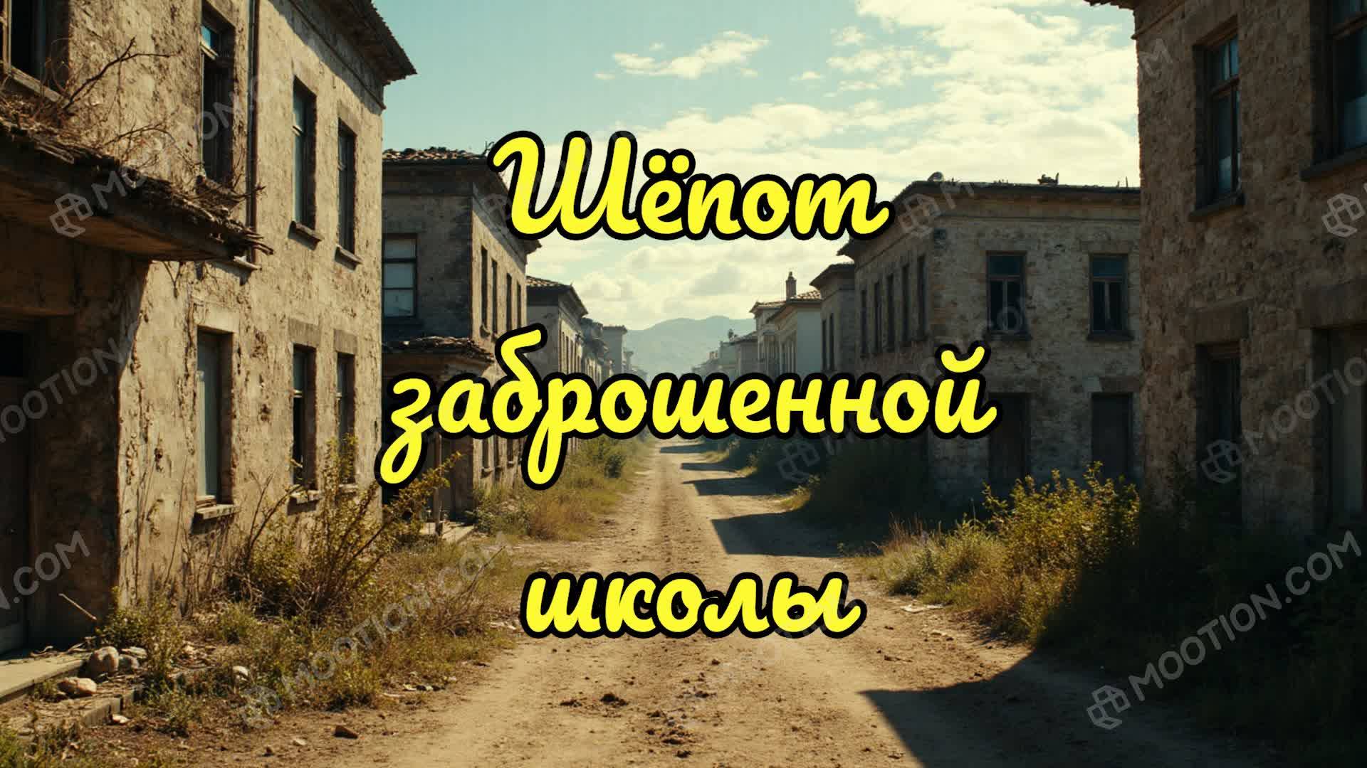 Шёпот из заброшенной школы