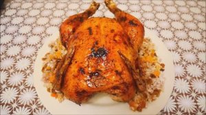 КУРИЦА фаршированная рисом и сухофруктами Запеченная курица РЕЦЕПТ Готовим с Любовью
