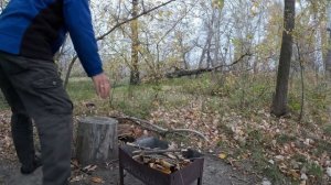 Отдых на стане. Ловля на донки. Щебетание птиц.