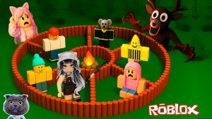 СТРОЮ БАЗУ в 99 НОЧЕЙ В ЛЕСУ Чтобы ВЫЖИТЬ с @DogGamer1⁩ в ROBLOX | 99 Nights in the Forest в Роблокс