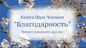 Благодарность. Книга Шри Чинмоя. Читает Джогьята Даллас