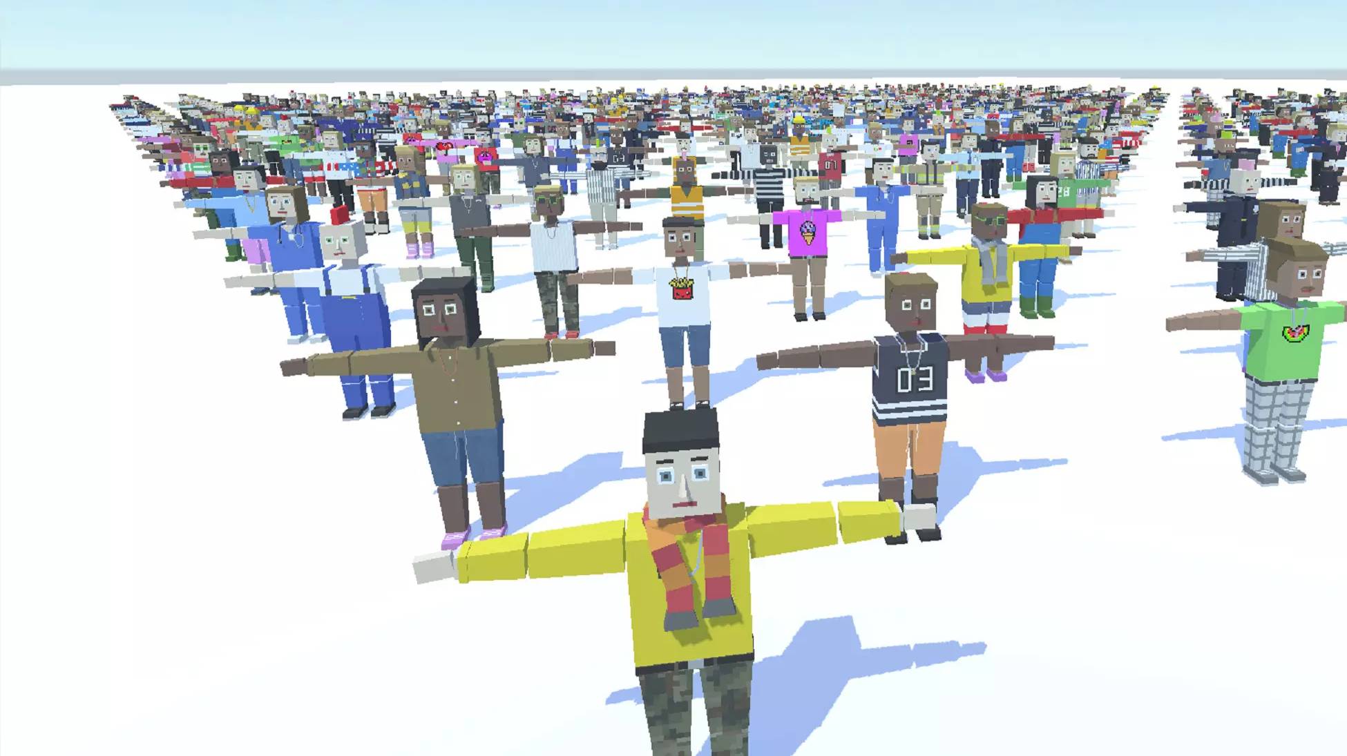 Asset Unity - SIMPLE Modular Human