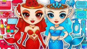 Вы не поверите, что внутри: распаковка Mermaid BALLERINA CAPPUCCINA — миниатюры, уход и макияж