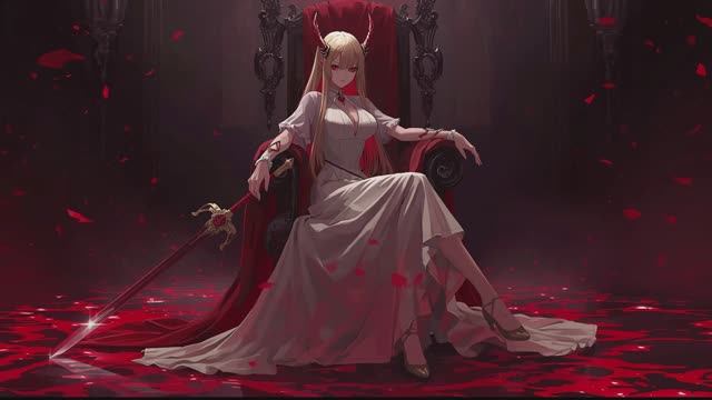 Кровавая королева - женский эпический чилл-фонк и альтернативный рок, полный альбом. (1 час.) смотреть онлайн