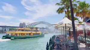 Прогулка по Сиднею в 2025 году 🇦🇺 Пешие экскурсии по Австралии для больших телевизоров [4k60 кадро