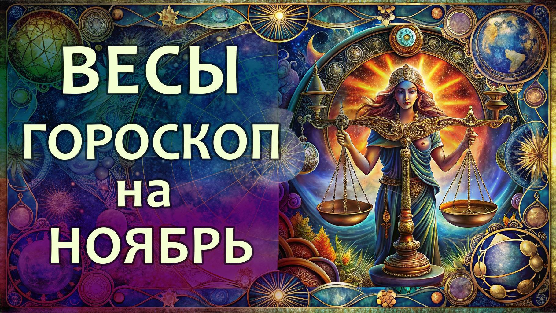 Гороскоп для Весов на ноябрь 2025 года