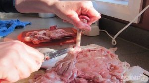 Курица с сухофруктами в духовке