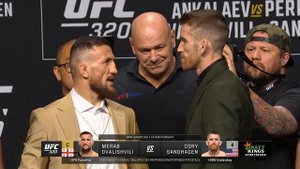 Битва взглядов Двалишвили и Сэндхаге,UFC 330