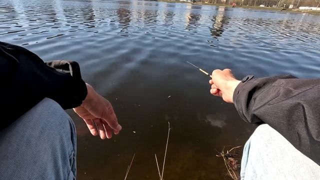 Микрофишинг. Отрыв по уклейке на пруду в городе. смотреть онлайн