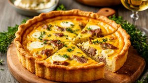 Французский пирог «Киш Лорен»  вкусный рецепт пирога [Семейные рецепты]