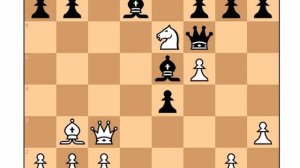 Михаил Таль чёрными просто и гениально выигрывает