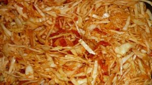 Капуста с фасолью в мультиварке