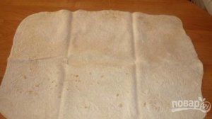 Лаваш с шампиньонами и сыром