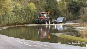 Затопленные участки дороги