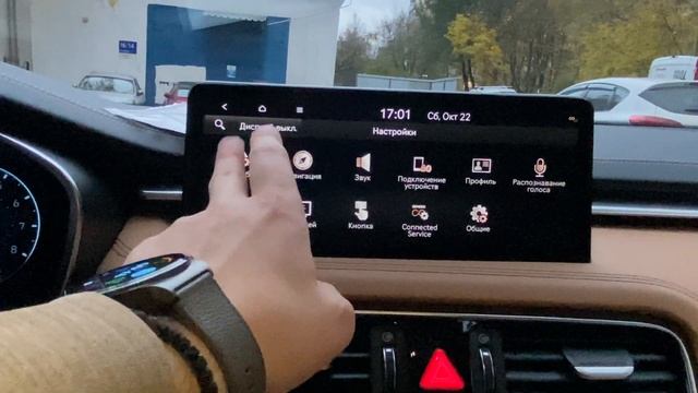 Русификация ШГУ Genesis G70 2020 Корейский Большая русификация ШГУ и запуск штатной навигации! смотреть онлайн