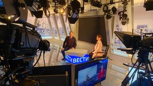 Денис фон Мекк о патриотизме Чайковского на ТВ ГТРК Владимир Вести с Яной Тарасовой