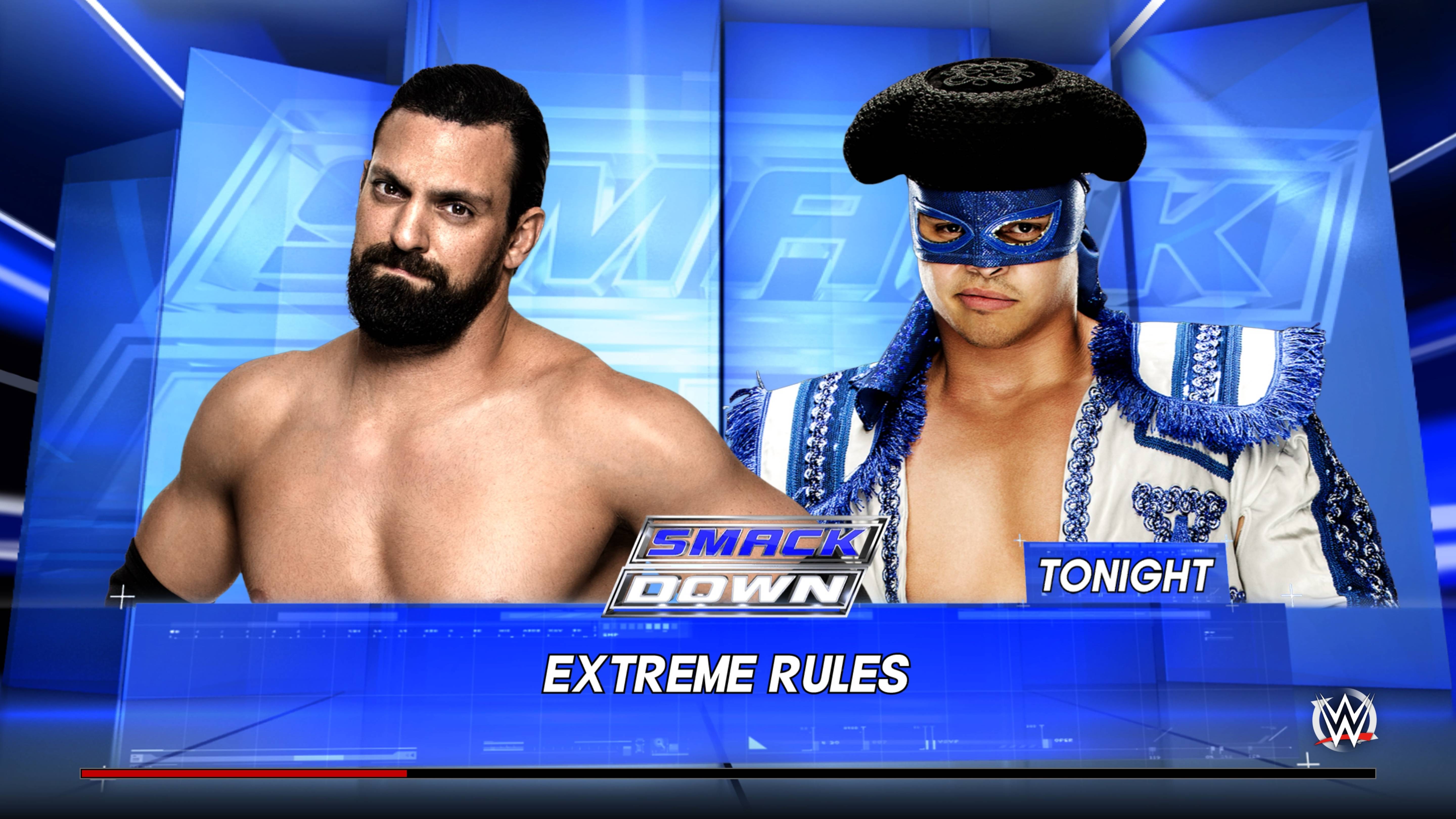 WWE2k16 Чемпионат SmackDown бои между Damien Mizdow - Fernando часть вторая