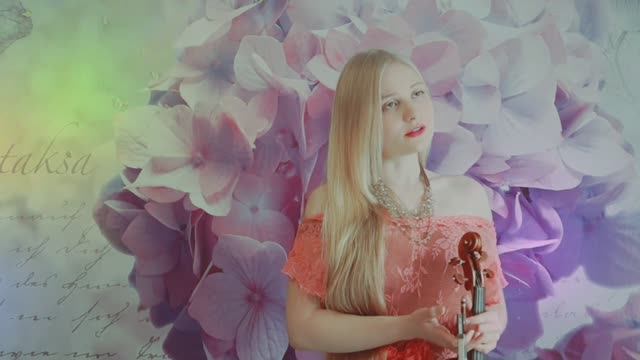 Французская песня "Je t'aime" на  классической  скрипке и живым голосом.  Певица Алина Герц.